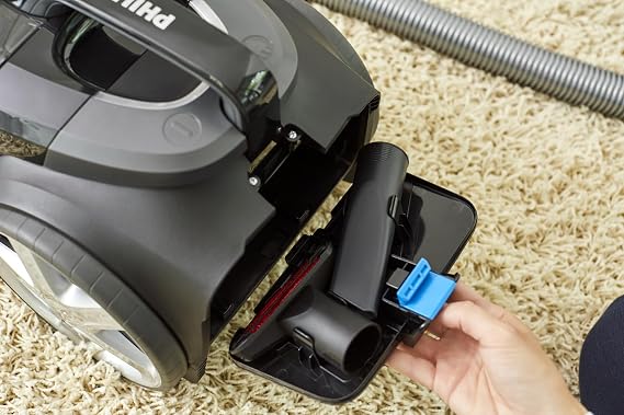 Philips PowerPro Max Bagless Vacuum Cleaner - 900W, PowerCyclone 8, Allergy Lock, HEPA 13 Filter, TriActive+ Head, Digital Power Control (FC9749/07)