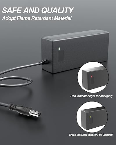 Miniatura 2 de WUKUR Cargador eléctrico de bicicleta de 54.6V 2A para baterías de litio de 48 V compatible con Lectric XP 3.0/2.0, Jetson Haze, Heybike Mars/Mars