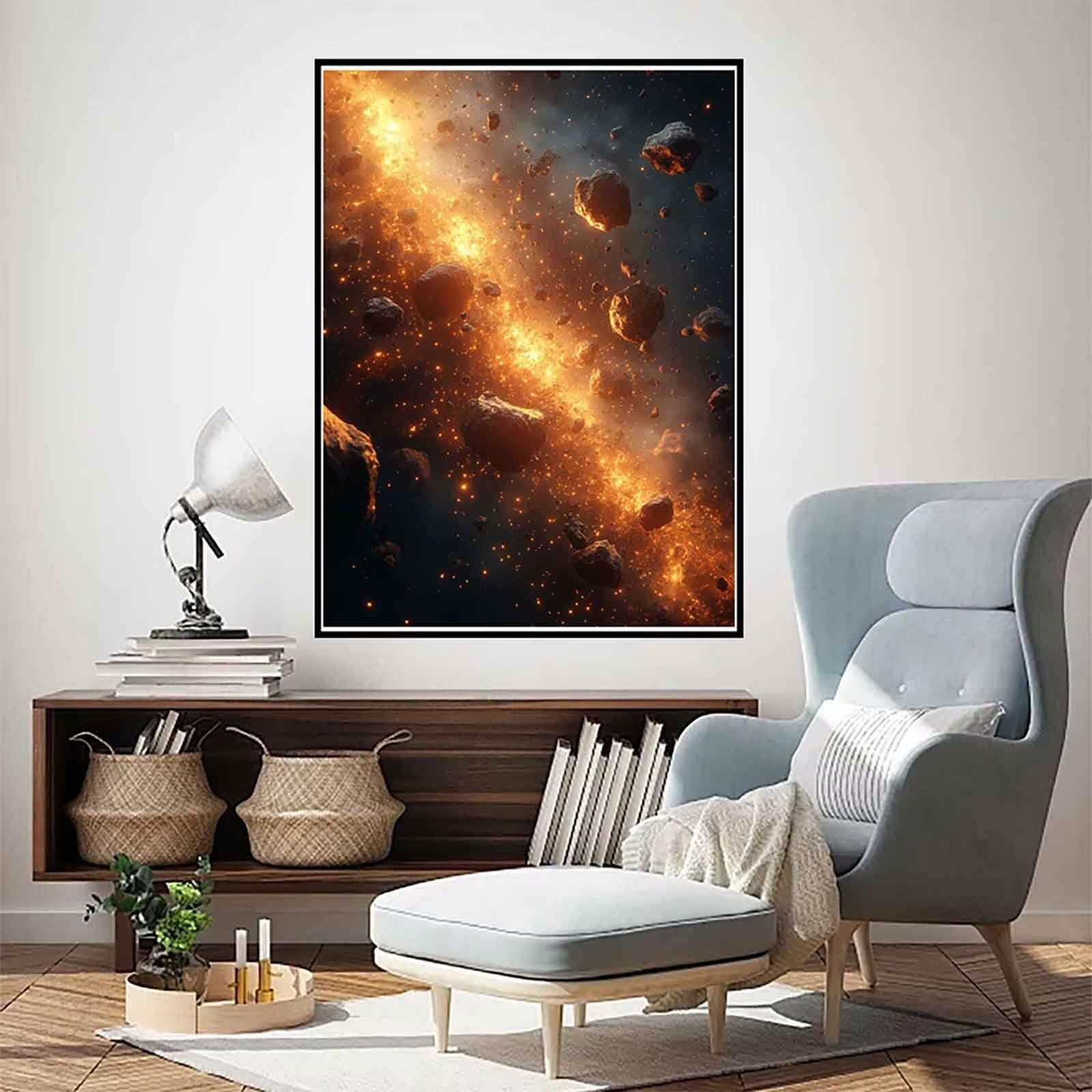 5D diamentowe malowanie gwiaździste niebo, malowanie diamentowe planeta wzór DIY diamentowe malowanie dorośli rzemiosło pełny zestaw do dekoracji domu 70 x 95 cm -bby26052M