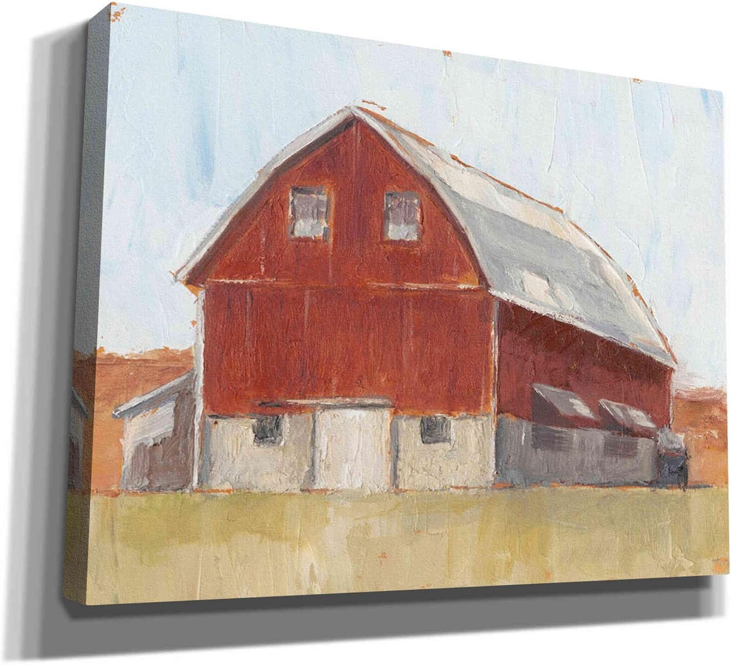 Epic Graffiti 'Rustic Red Barn II' by Ethan Harper Canvas Wall Art, 16"x12"