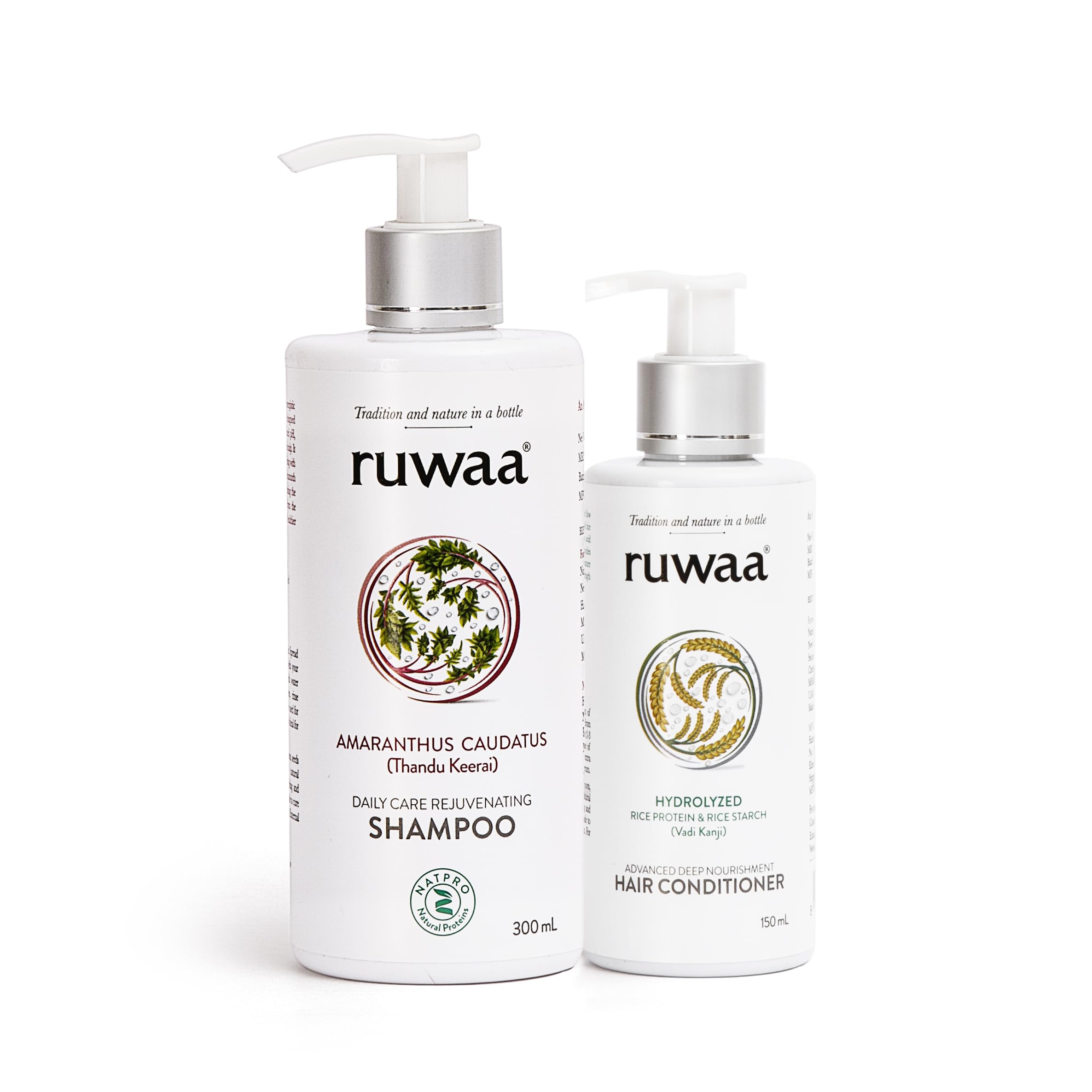 Nature's Hair Care Combo Controlling Hair Fall | Natural Shampoo for Repairing Damaged Hair |Conditioner that promises healthy hair | Suitable for All Hair Types