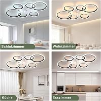 MiiR 110 cm LED mennyezeti ventilátor lámpa távirányítóval és app vezérléssel 7