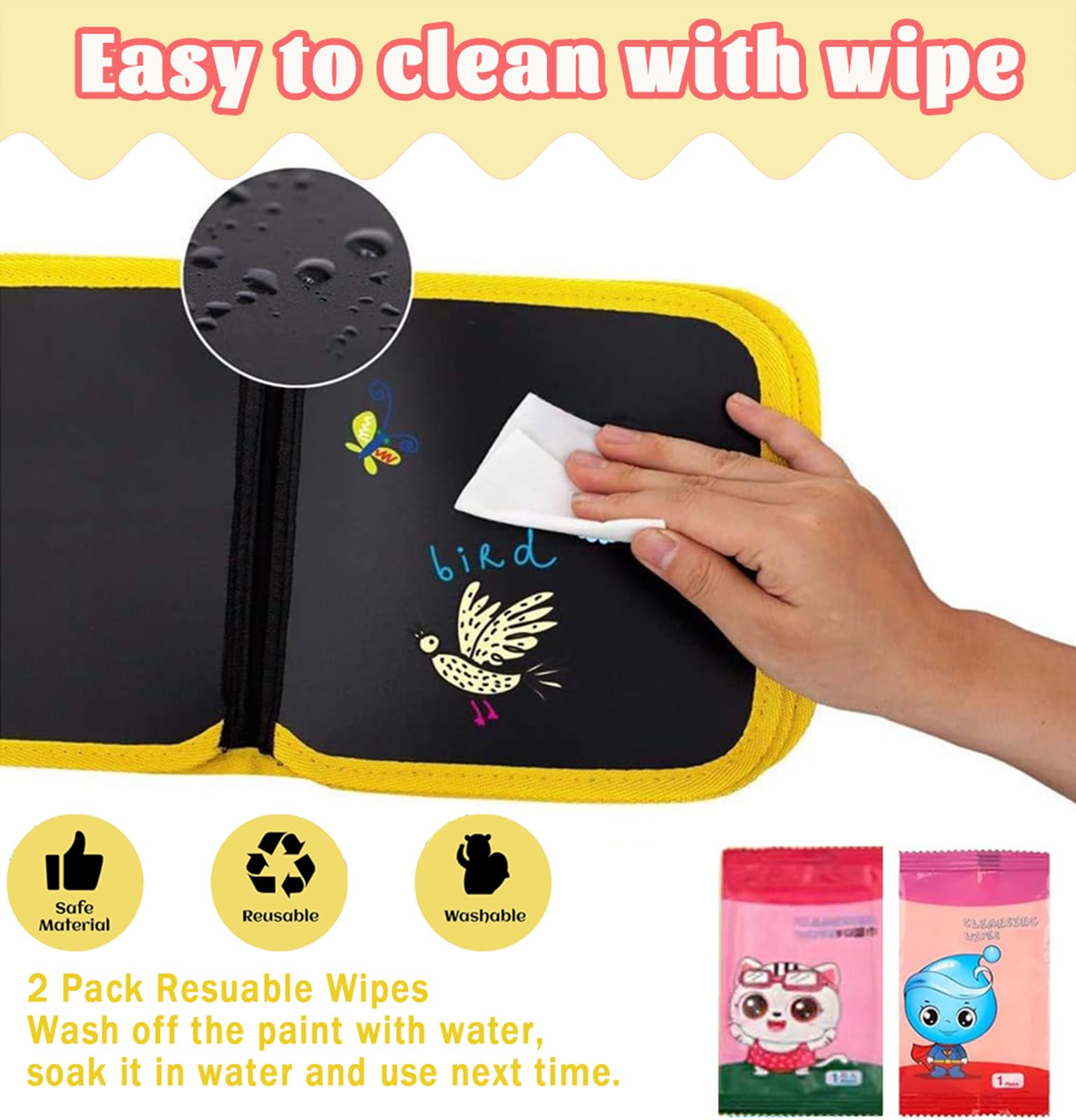 Tavoletta Disegno Per Bambini: Cancellabile, Con 12 Penne, Regalo Divertente - Foto 6