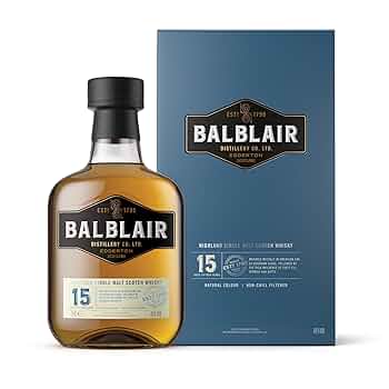 希少‼️ BALBLAIR バルブレア15年（箱付）　大特価 Amazon.co.jp: バルブレア 15年 [ ウイスキー イギリス 700ml