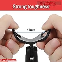 Vista 4 de 5 Core Clips de micrófono para soportes, 4 piezas, soporte universal ajustable con adaptador de tornillo macho de 5/8 pulgadas a 3/8 pulgadas