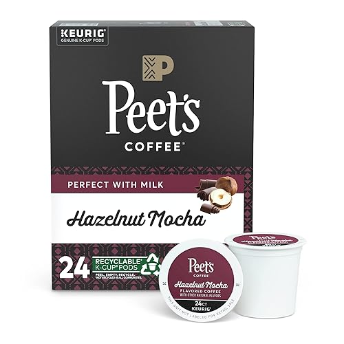 Vista 47 de Peet's Coffee Cápsulas K-Cup saborizadas, caramelo Brûlée (22 unidades) cápsulas de una sola porción compatibles con cafeteras Keurig