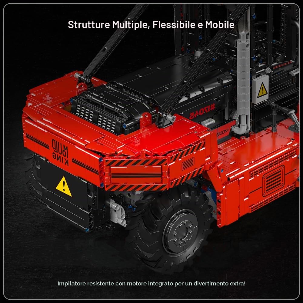 Mould King 17045 Technic Carrello Elevatore Per Carichi Pesanti Telecomandato Giocattolo Per Carrelli Elevatori Con Blocchi Di Costruzione, Adatto Per Adulti Dai 14 Anni In Su (4579 pezzi)