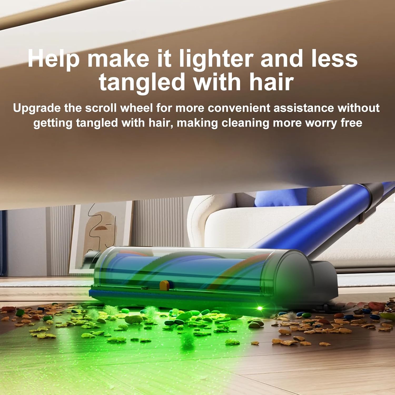 Vacuum Head Replacement Compatible with Dyson V7/V8 Absolute or Animal Cordless Vacuum Cleaner, The Motorhead Replacement Parts Suitable For Hardwood Floor Attachment