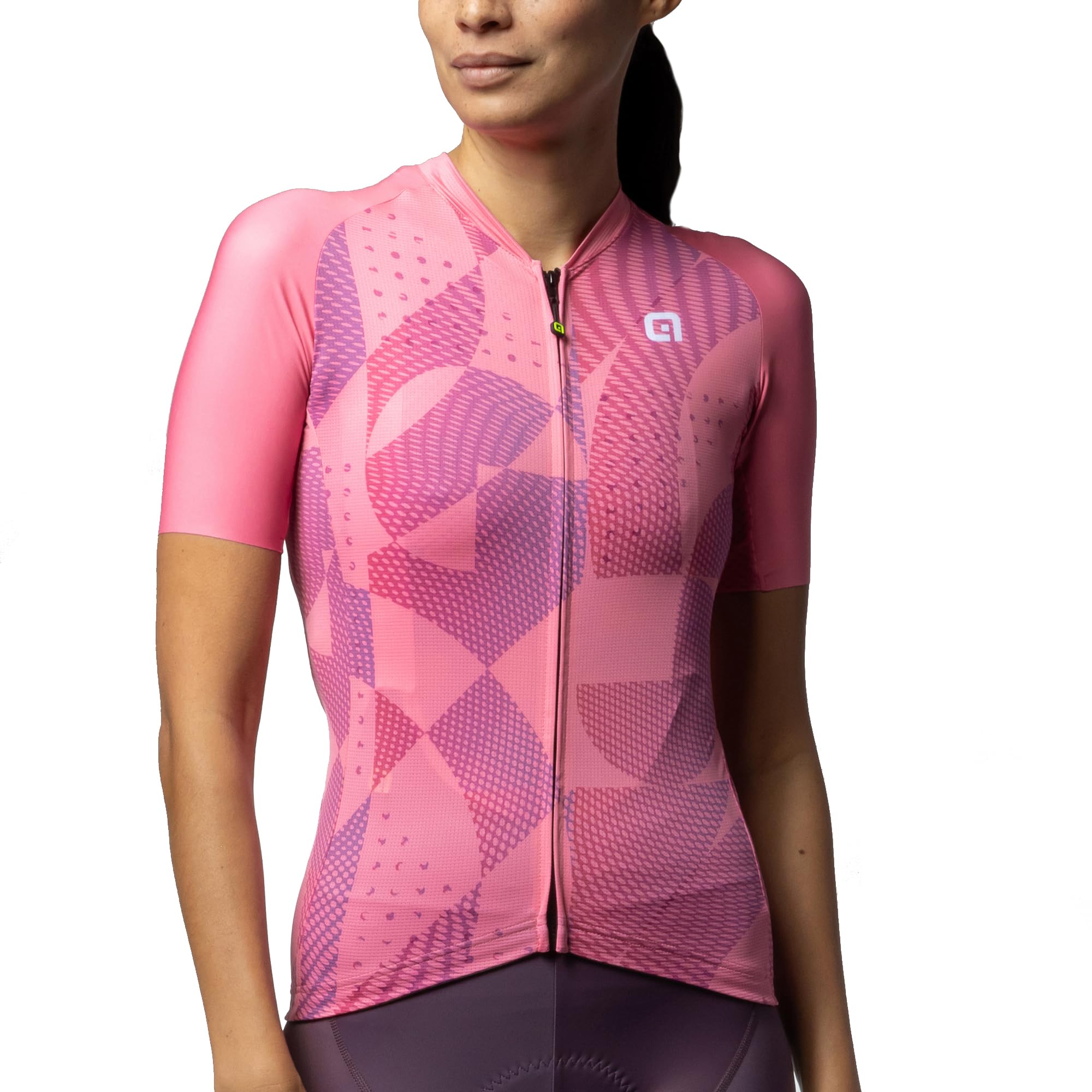 Alé Cycling Women's Pragma Enjoy Short Sleeve Jersey, Pink, L