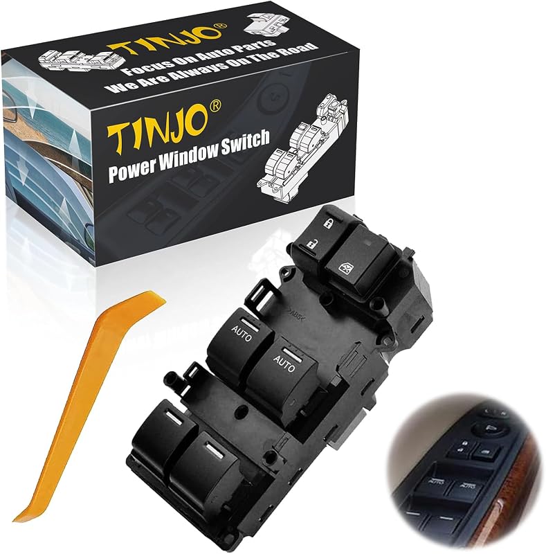Interruptor mestre do vidro elétrico TINJO 35750-T2A-A01 para Honda Accord Sedan EX-L 2013–2017