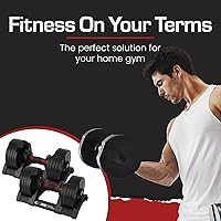 Vista 8 de Core Fitness® Adjustable Dumbbell Weight Set by Affordable Dumbbells