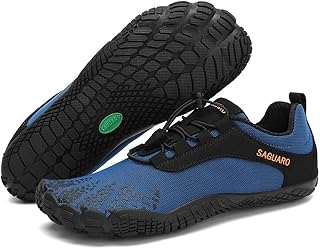 SAGUARO Unisex Barfußschuhe mit Breiter Zehenbox und Zero-Drop Solhe - Weich rutschfest Atmungsaktiv