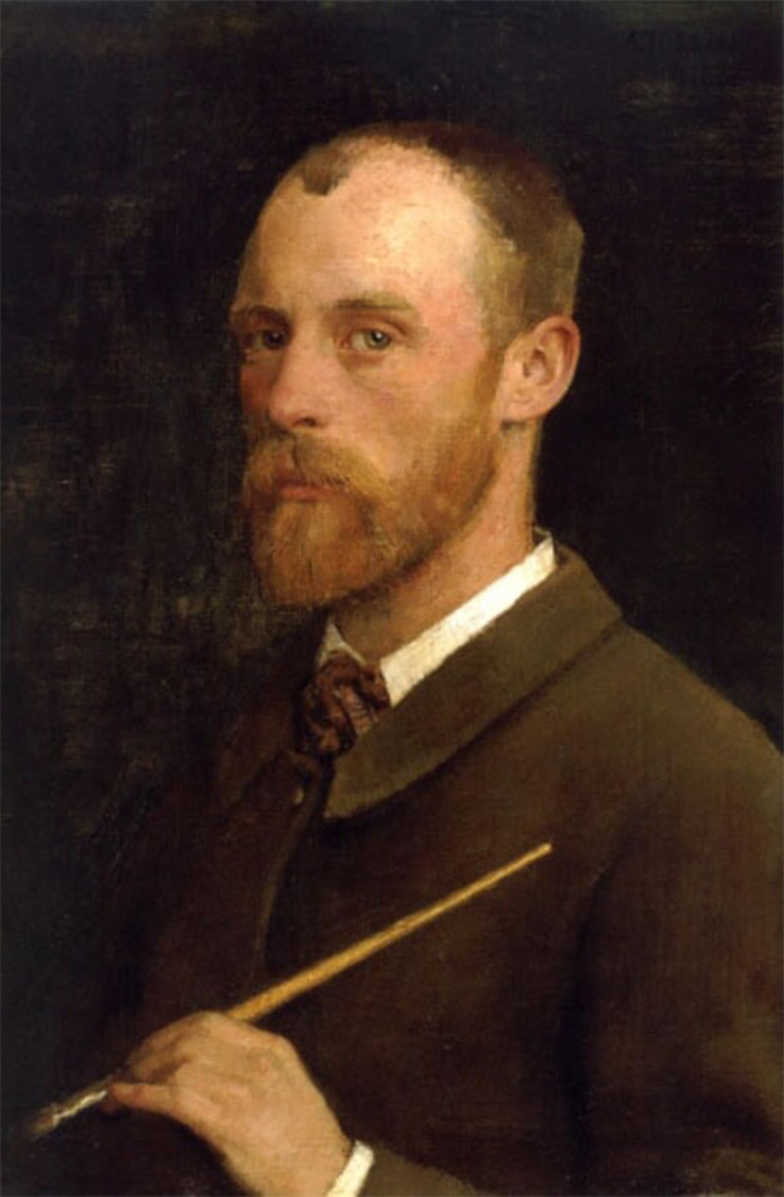 Iplupjdy No Frame Aesthetic Poster Photo Wall Print Modern Wall Artwork Portrait Of The Artist By Sir George Clausen Canvas Picture For Home Decor 60X90cm