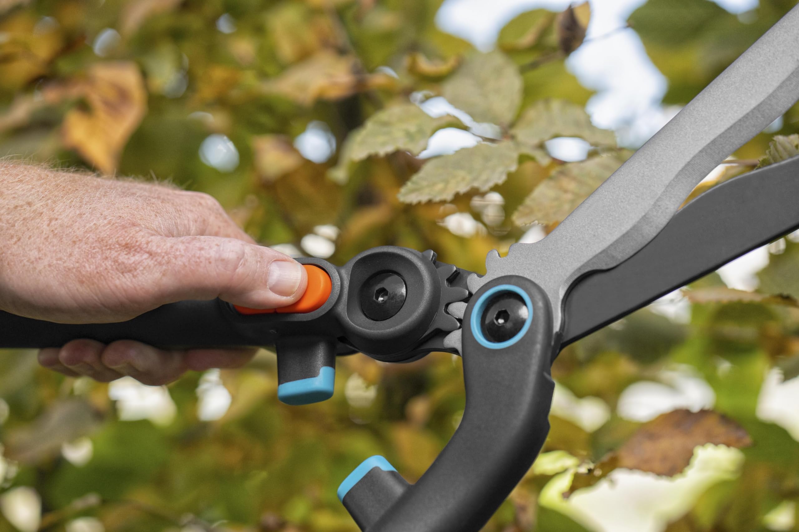 Gardena Cesoie per Siepi 2In1 Energycut 23 cm Lame Precisione Antiaderente Ammortizzazione 12303-20