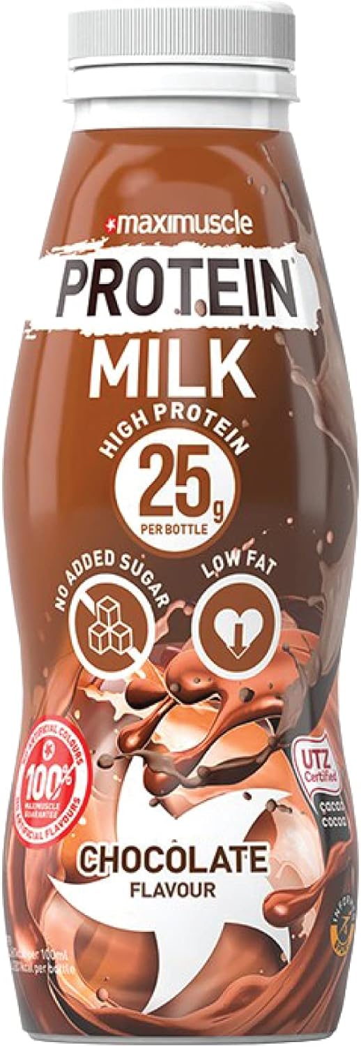 Maximuscle Protein Milk Ready To Drink High Protein, Low Fat, No