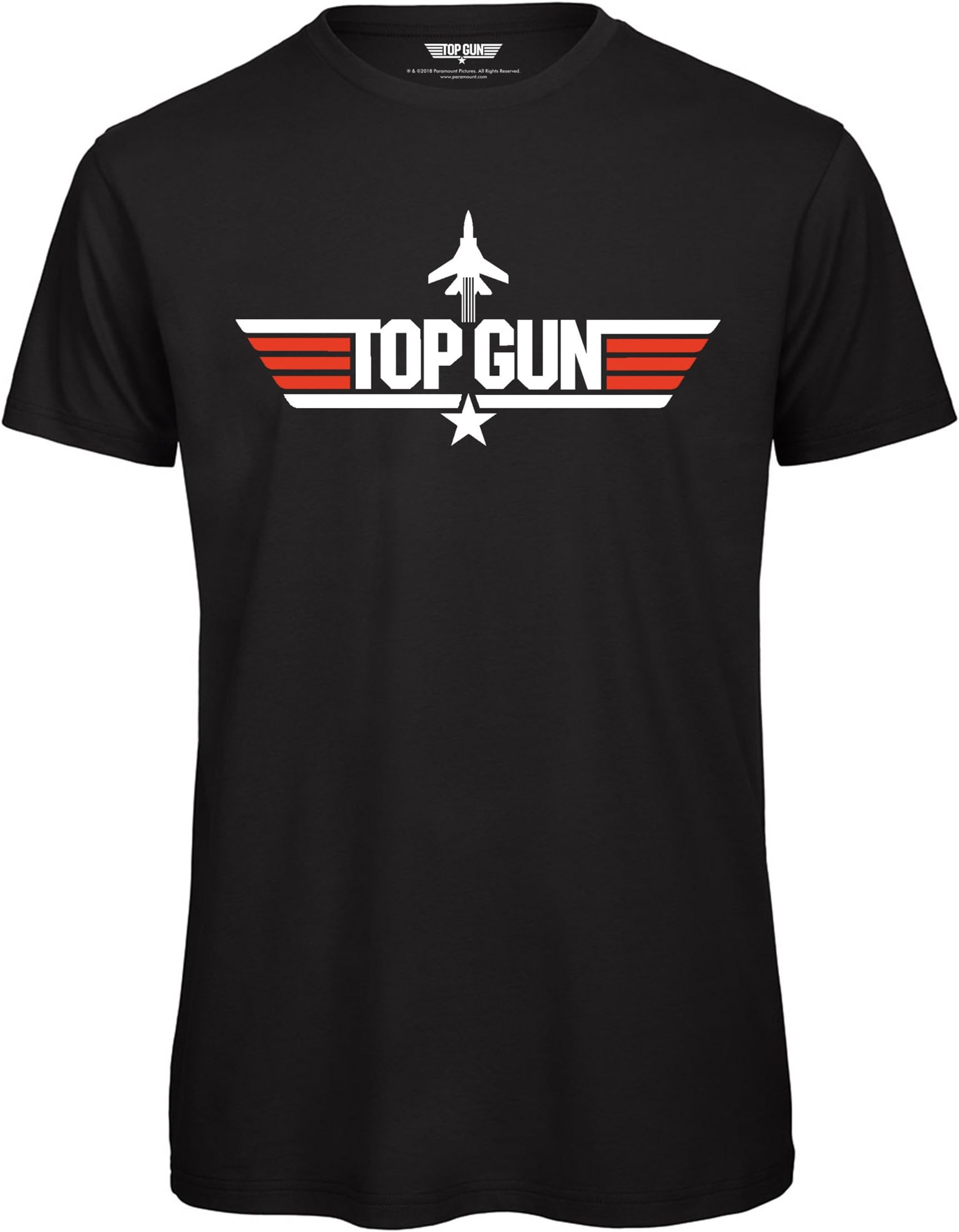 AgoKudTopGun Black Licenced T Shirt (Large)