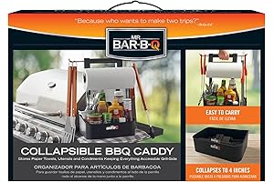 Mr. Bar-B-Q Collapsible Grilling Caddy: Your BBQ Essentials in One Place