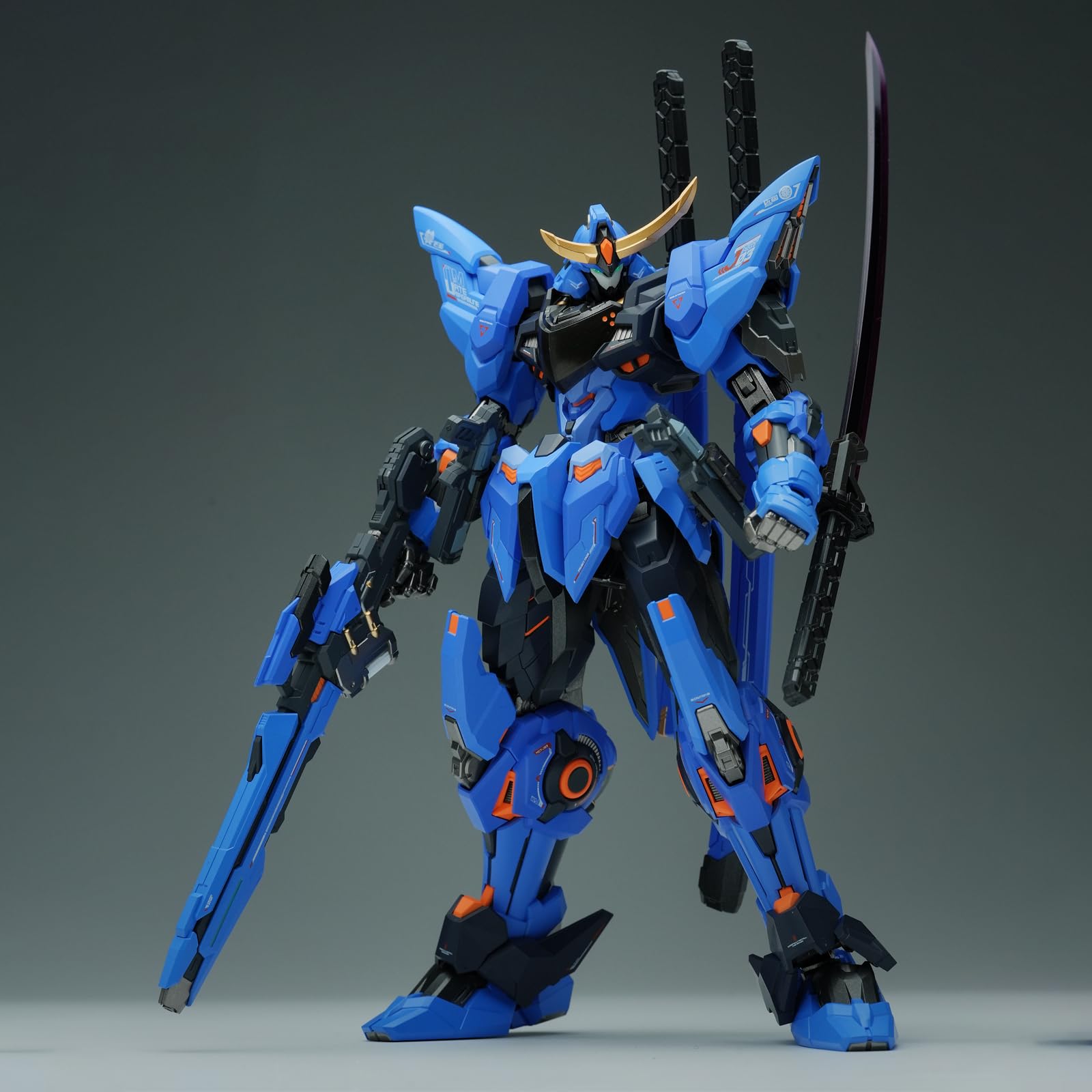 GWTCTOY Moshow Mecha Assembly Free Mech Action Figure, Brahmaru, Alloy Joints, 20cm Collectible Mecha Action Figures Kits