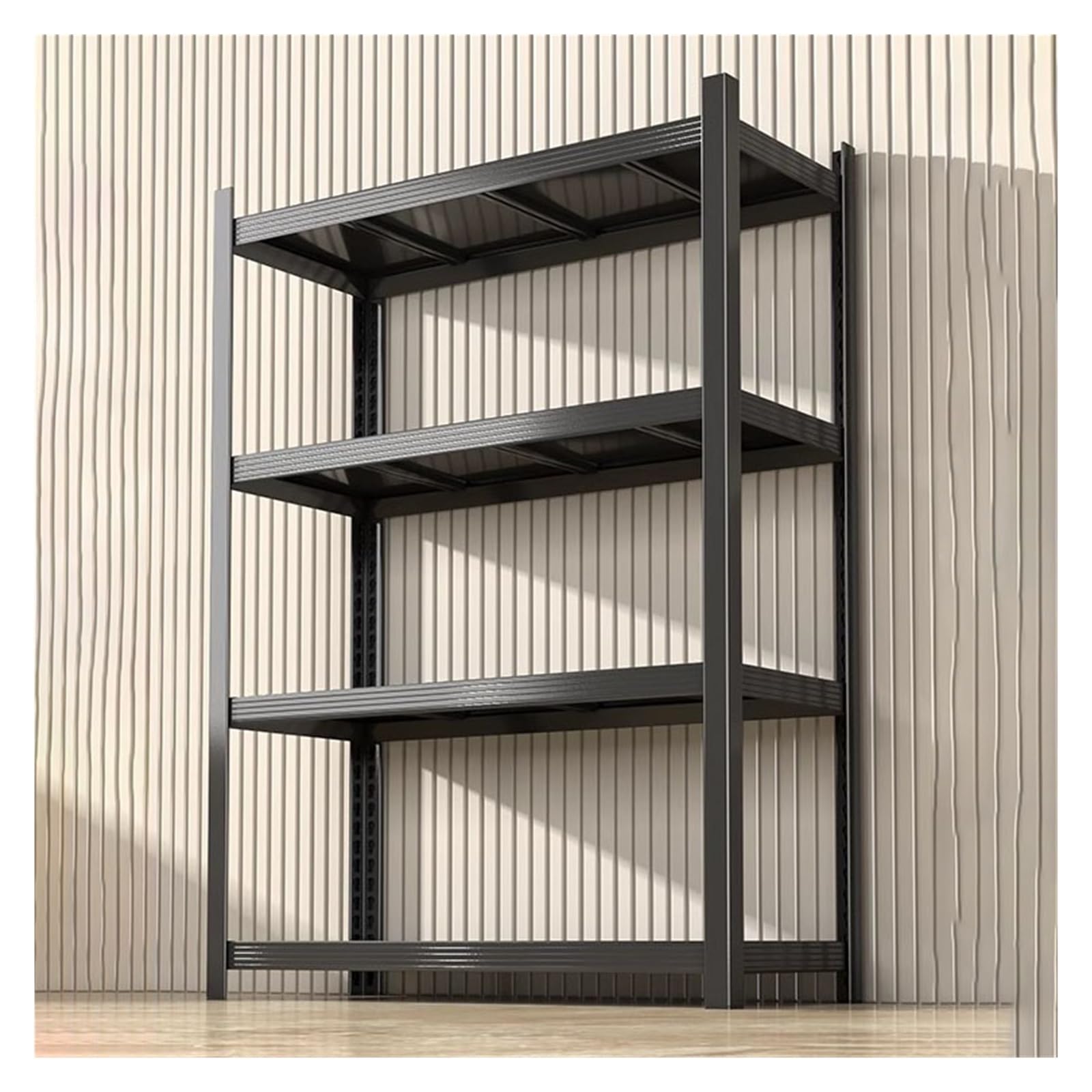 Rack à 5 niveaux étagère métal sans vis pour sous-sol et bureau