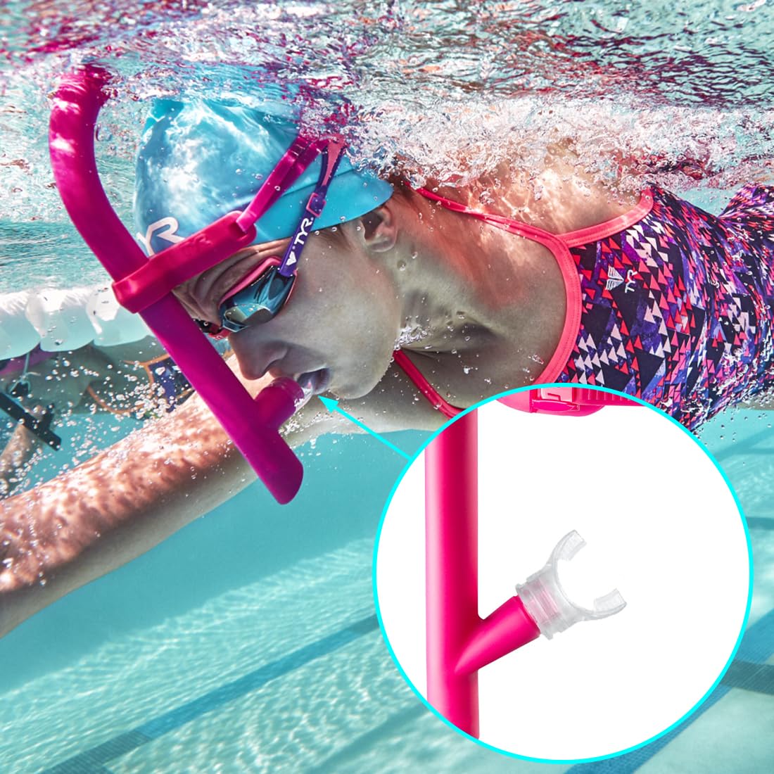 Boccaglio per Snorkeling 2 Pezzi, Ricambio Sostituzione Bocca in Silicone Trasparente, Universale per Tubo di Snorkeling, Facile da Montare e Igiene Sicura