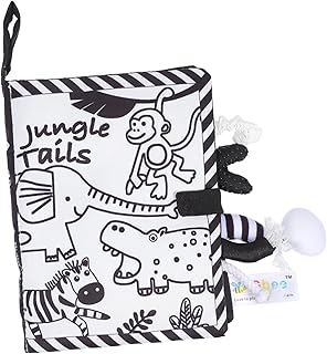 SECFOU 1Pc Livro De Pano De Cauda Infantil Brinquedos Para Bebês Brinquedos Para Crianças Brinquedo Para Crianças Livro De Pano Leve Educação Brinquedo Livro De Pano Portátil Livro De