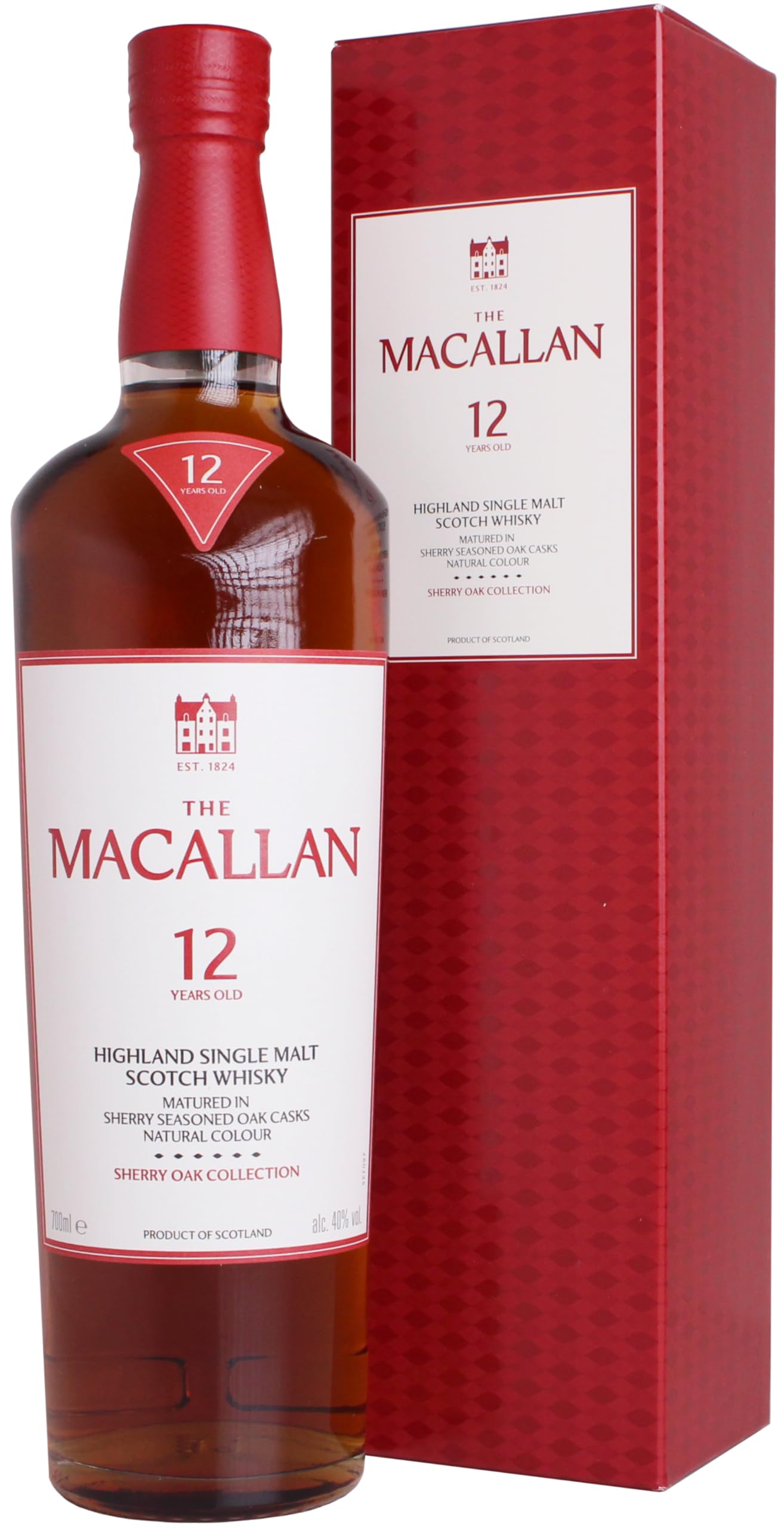あびThe Macallan12 Year Old Sherry The Macallan Whisky Sherry Oak 12 Anos Single Malt 700ml | Amazon