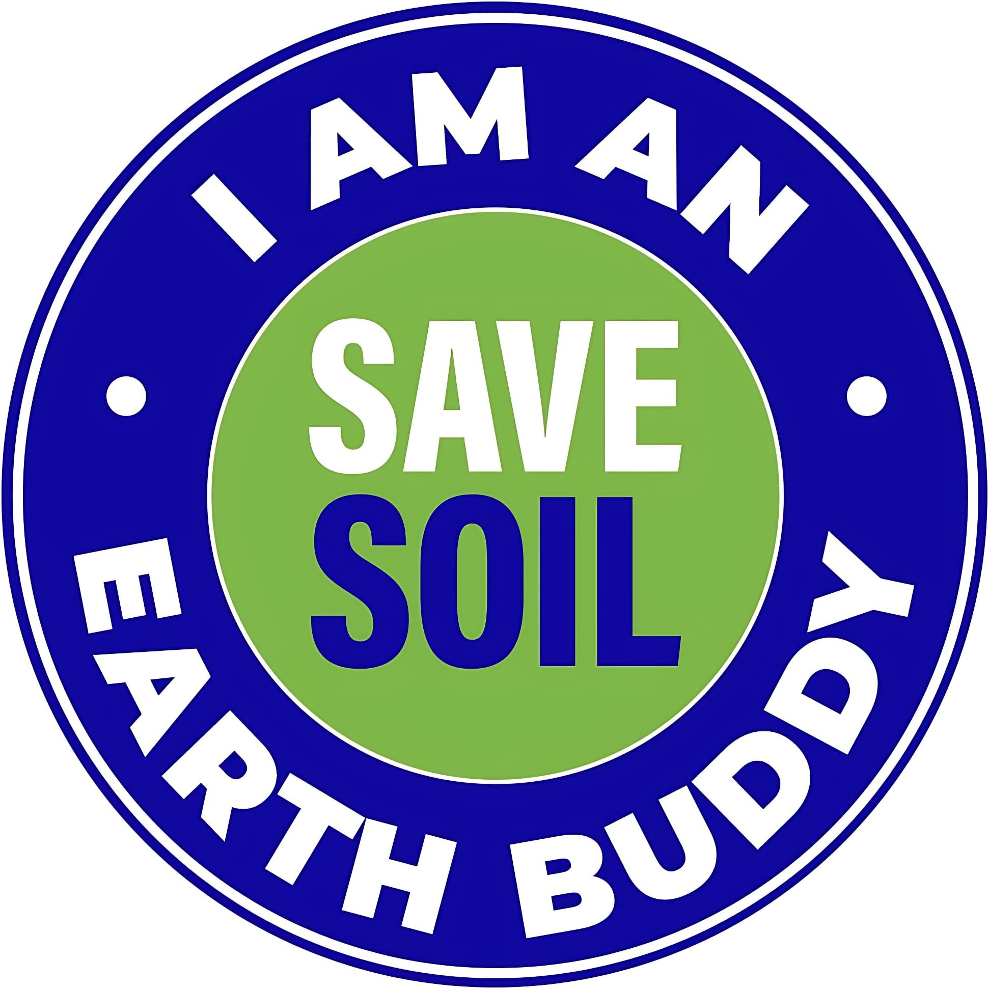 Shivoid - Save Soil Sticker for Bike, Car, Wall & Door | Sadhguru, Isha Foundation (MultiColor, Vinyl)