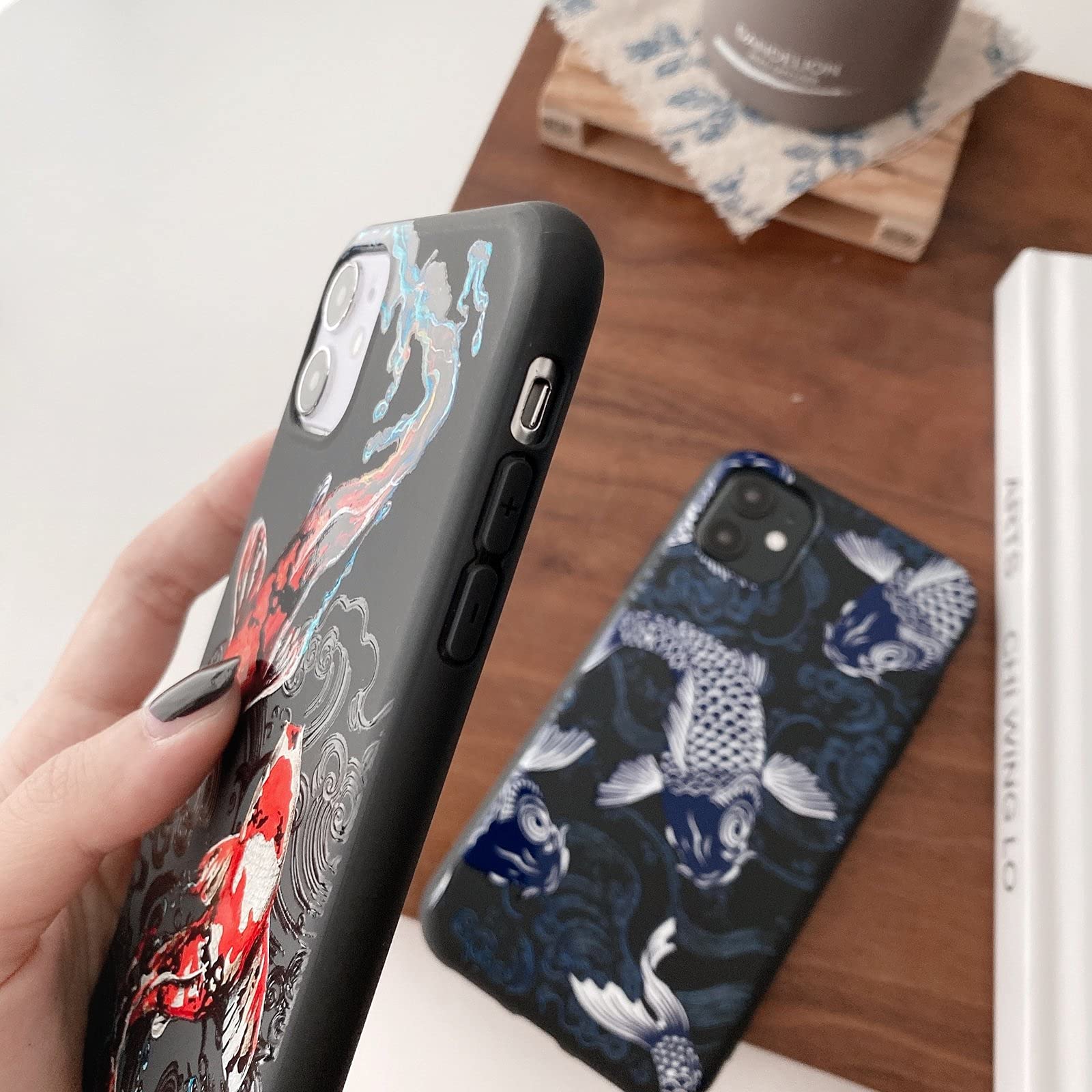 Amazon | Koi Fish Phone Cases for iPhone 13 Pro Max XS 11 12