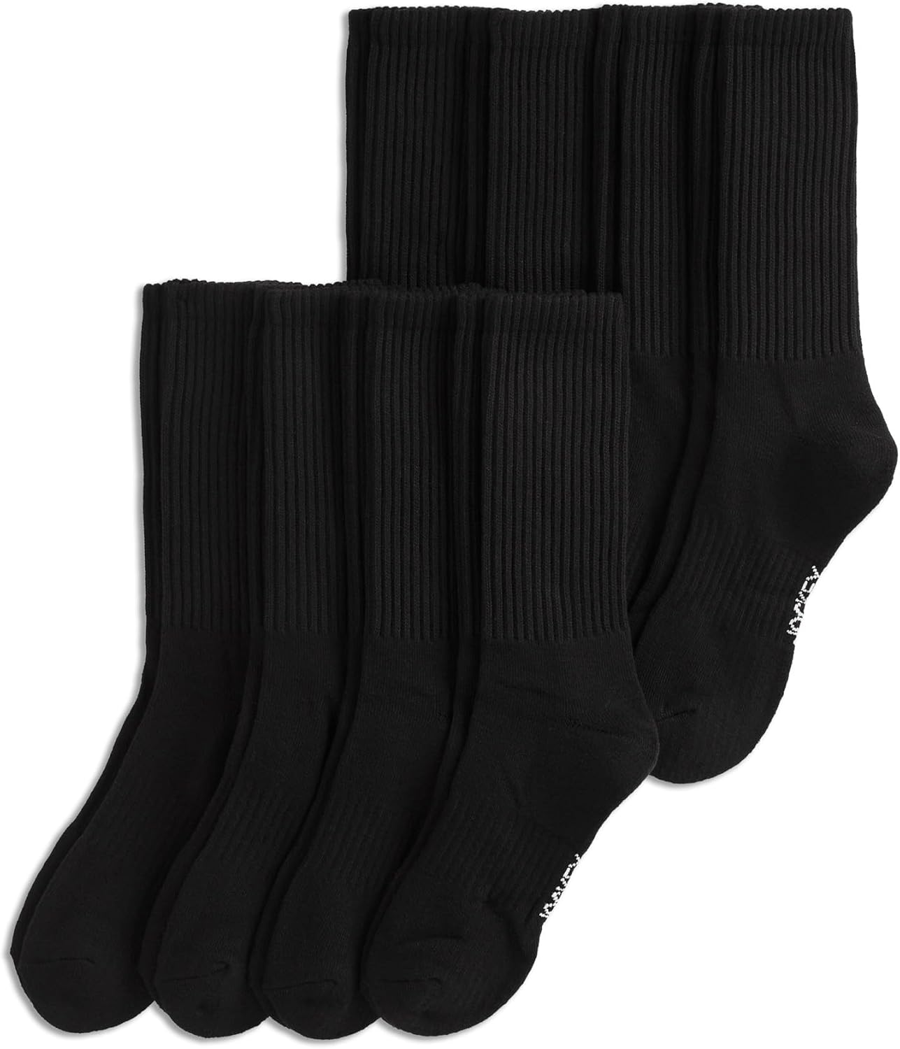 Jockey Men's Everyday Cotton Blend Crew Socks (8-Pack)