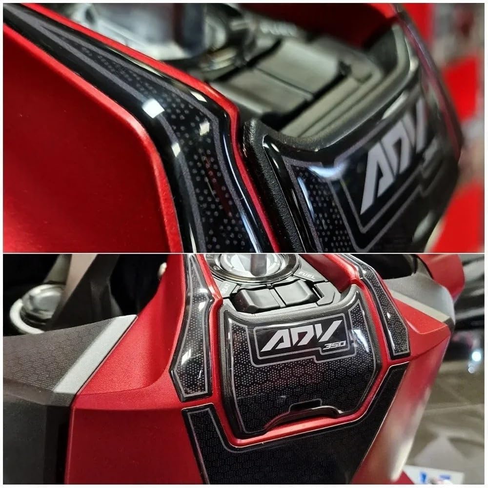 Motorcycle Tank Pad for Adv 350 Adv350 2022 2023 Motorcycle Side Fuel Tank Pads Stickers Tank Pad Protector Sticker