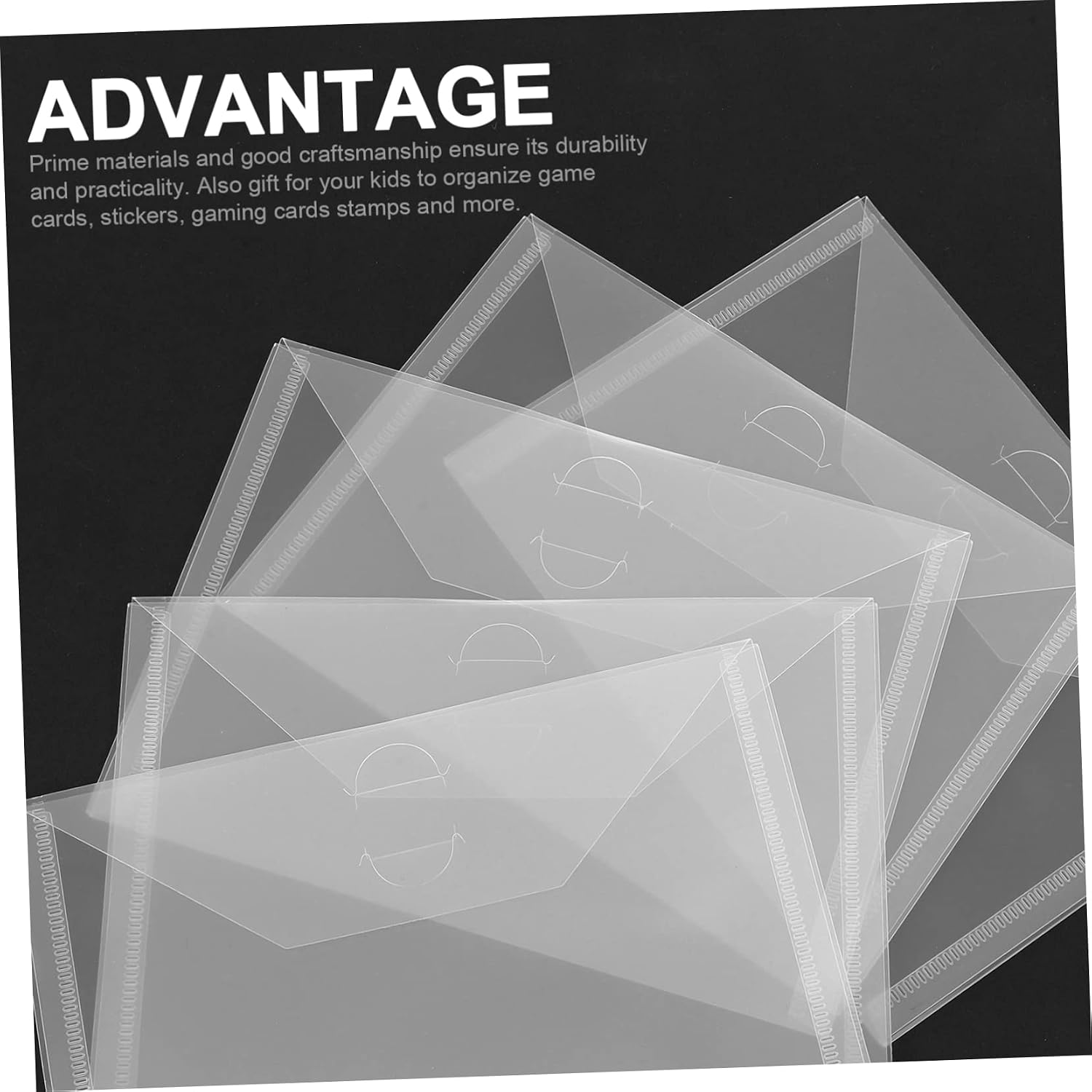 KICHOUSE 5pcs Storage Bag for Dies Scrapbooking Organizer Stencil Bag Cards Photo Storage Holder