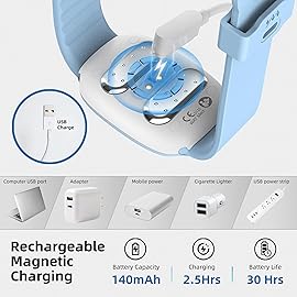 EmeTerm Fashion FDA-Cleared Relieve Nausea Electrode Stimulator Morning Sickness Motion Travel Sickness Vomit Relief Rechargeable No Gel Drug Free Wrist Bands Without Side Effects