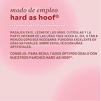 Vista 8 de Crema de fortalecimiento de uñas Hard As Hoof con aroma de coco y crema para el crecimiento de uñas que evita divisiones, roturas, grietas