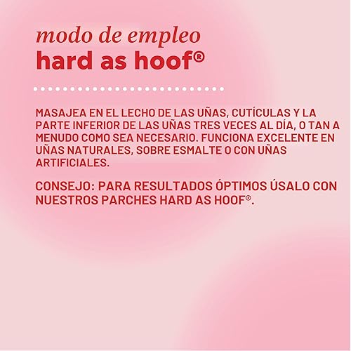 Miniatura 8 de Crema de fortalecimiento de uñas Hard As Hoof con aroma de coco y crema para el crecimiento de uñas que evita divisiones, roturas, grietas