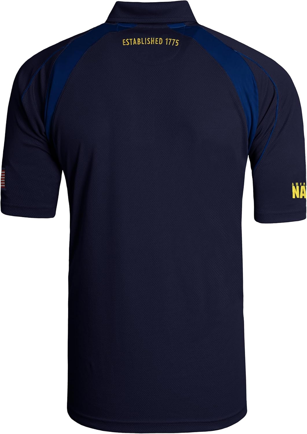 Malham USA US Navy Polo Shirt – Breathable Fabric, Embroidered Logo, Flag Patch, Comfortable Fit, Sizes S-XXXL - Image 4