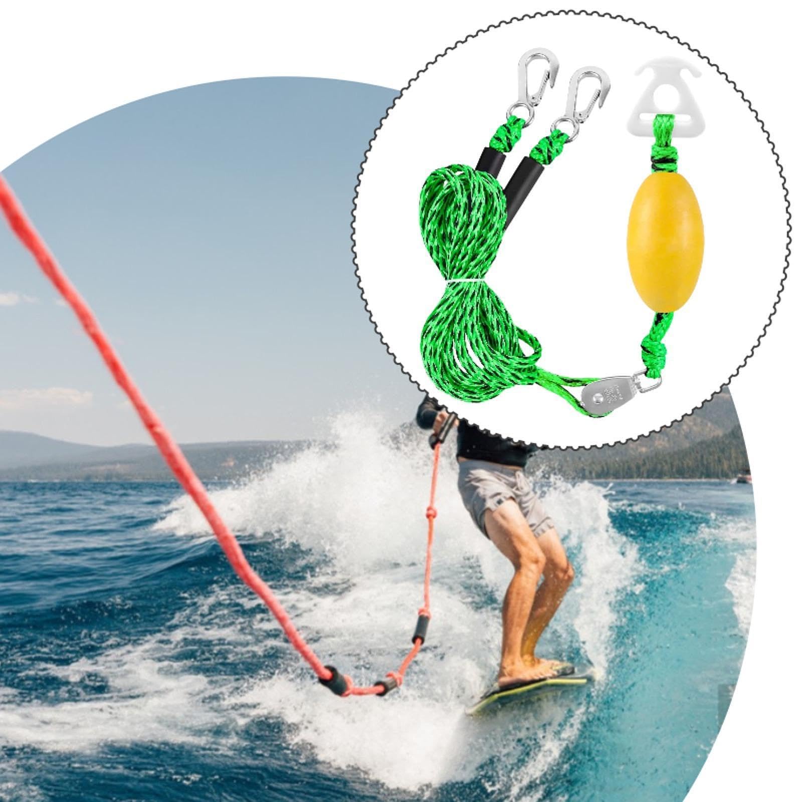 Corda Traino Barca Accessorio Traino Nautico Corda Traino Tubing Fune Traino Wakeboard Struttura in Polietilene Galleggiante Ideale per attività a