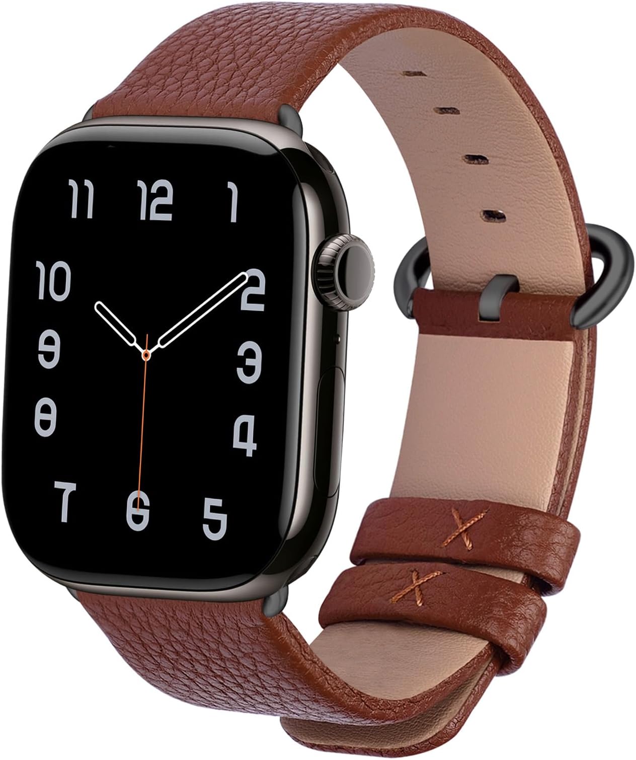 Premium Leather Band Compatible with Apple Watch Strap 38mm 40mm 41mm 42mm 44mm 45mm 46mm 49mm,Yola Leather Bracelet for iWatch Ultra3/2/1 SE3/2/1 Series 11/10/9/8/7/6/5/4/3/2/1