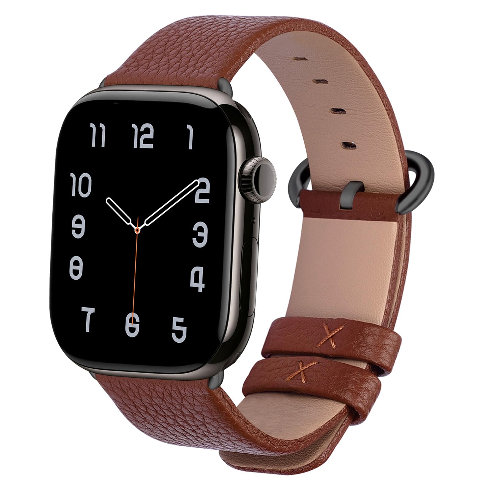 Fullmosa Premium Leather Band Compatible with Apple Watch Strap 38mm 40mm 41mm 42mm 44mm 45mm 46mm 49mm,Yola Leather Bracelet for iWatch Ultra3/2/1 SE3/2/1 Series 11/10/9/8/7/6/5/4/3/2/1