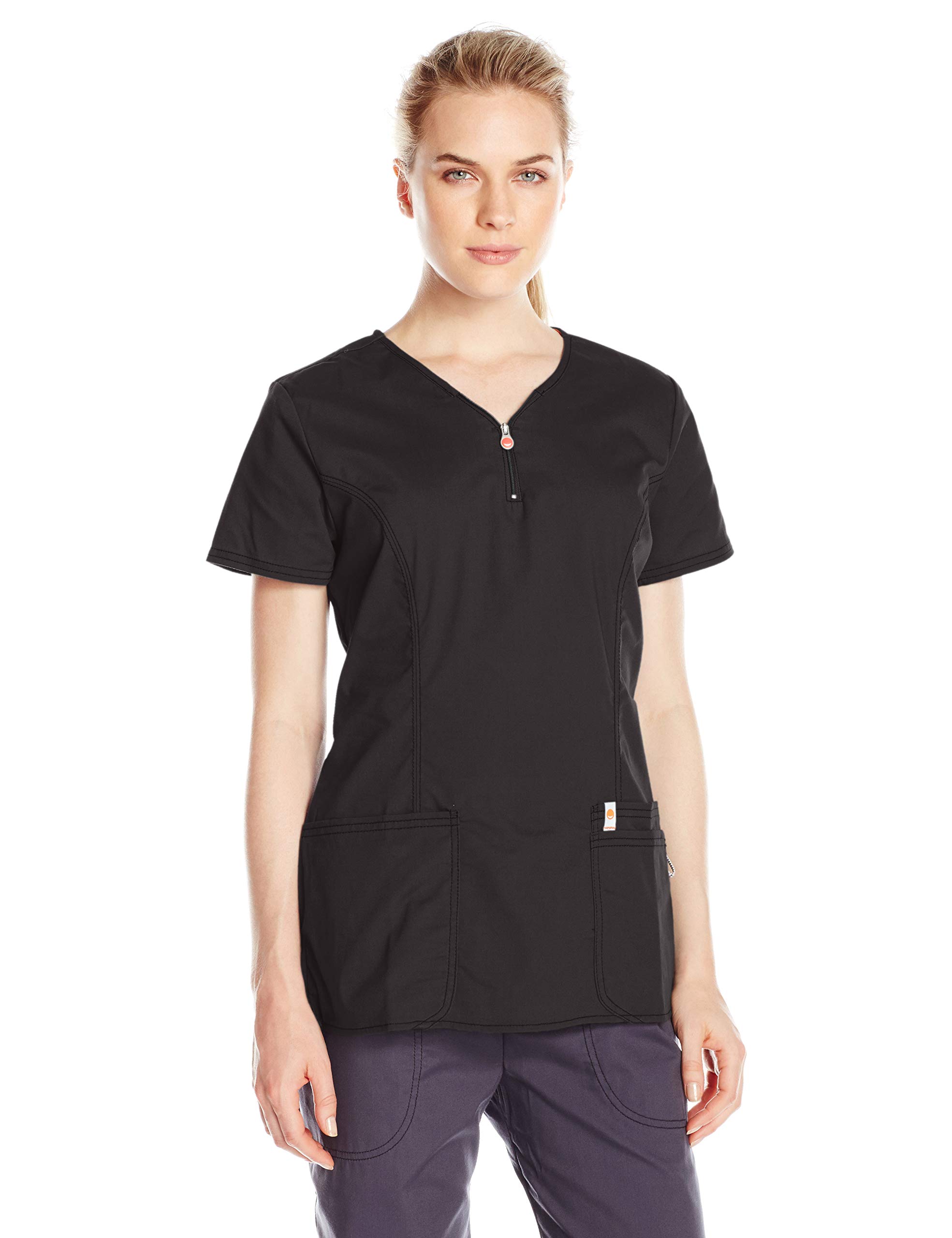 Code Happy Women's Bliss V-Neck Top with Certainty and Fluid Barrier
