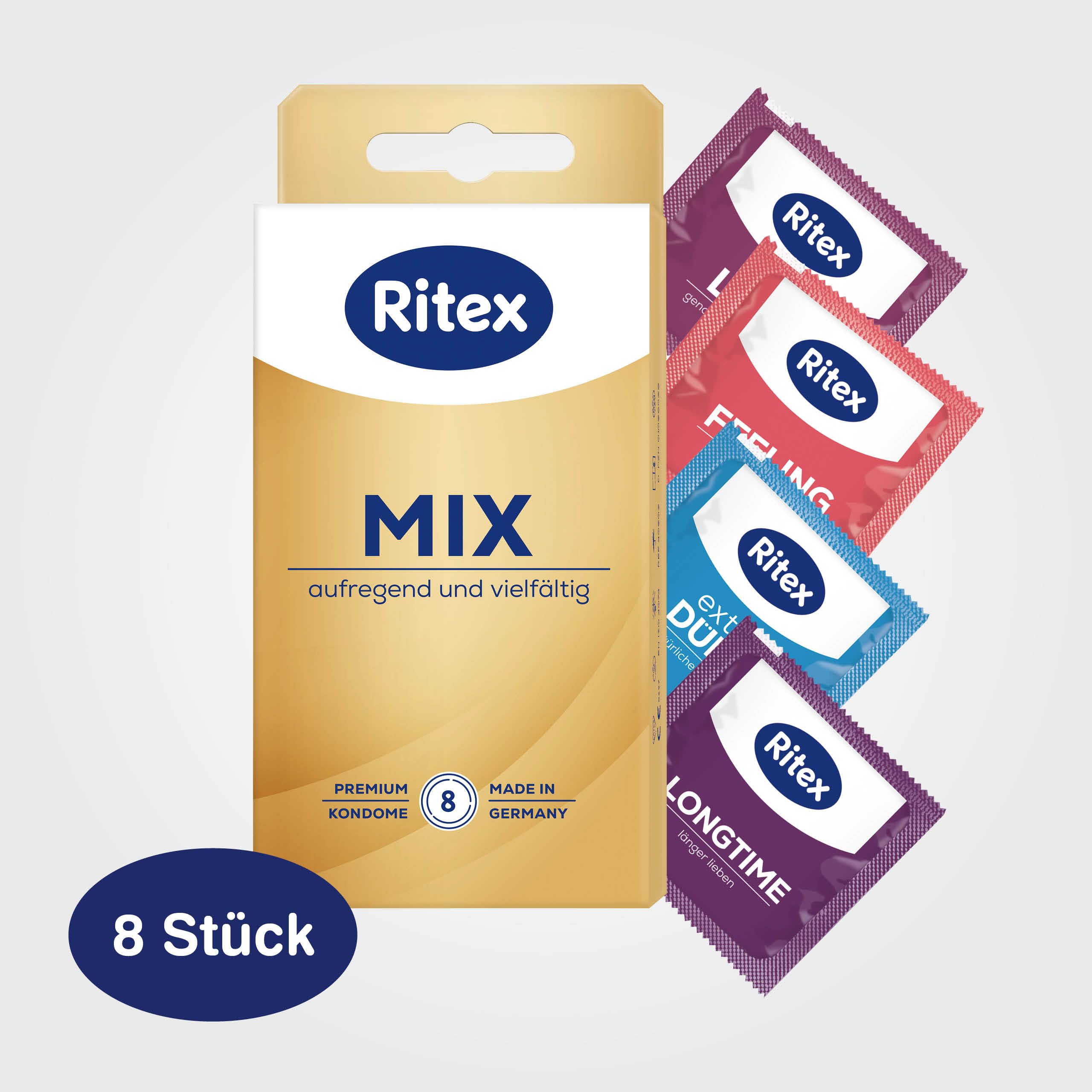 Ritex Mix Prezerwatywy, 8 szt.
