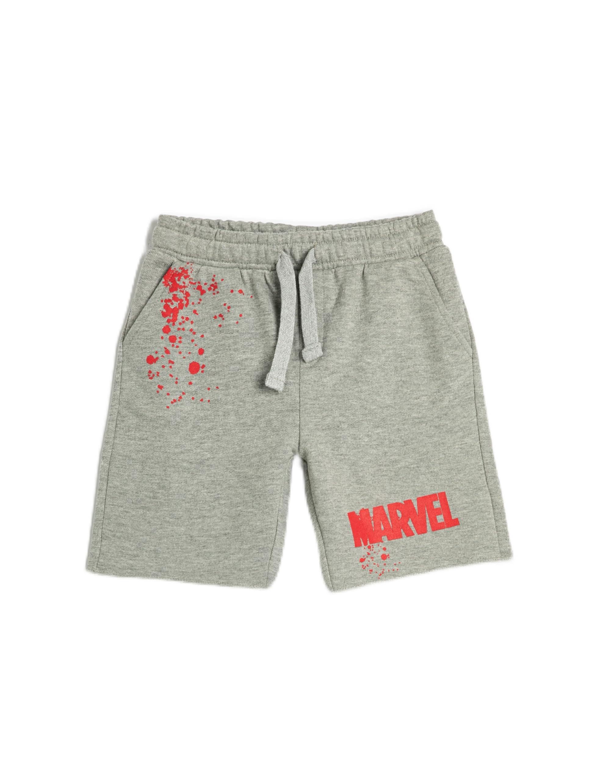 Short Marvel coton avec cordon et poches vêtement décontracté imprimé - 4