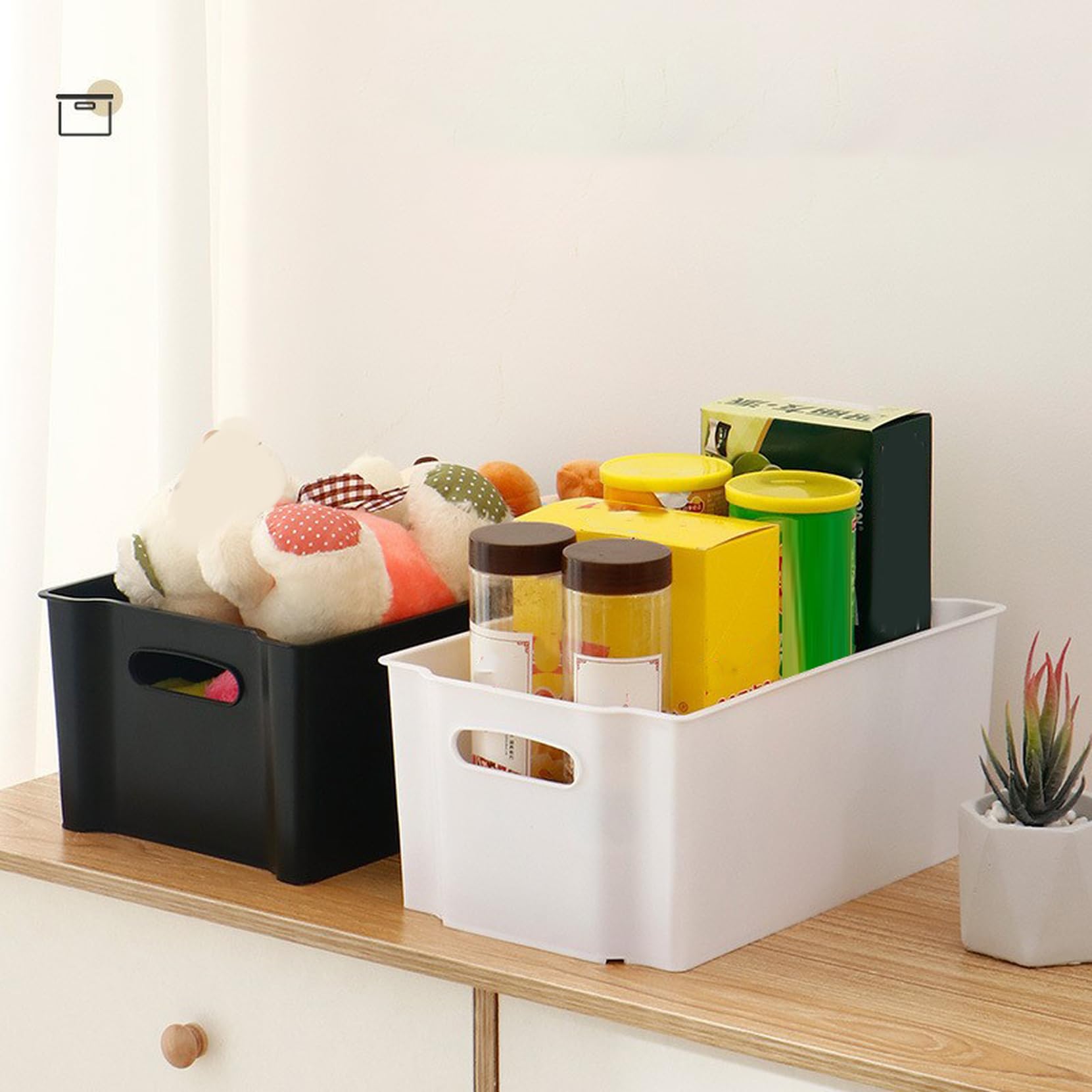 パントリーバスケット シェルフ(S) A099BK など10個セット