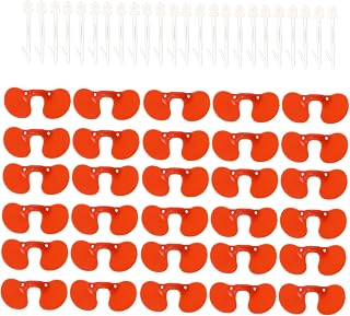 Chicken Peepers 100pcs Anti-Pecking Pheasant Eye Glasses Red Toys for Chickens Chicken Accessories