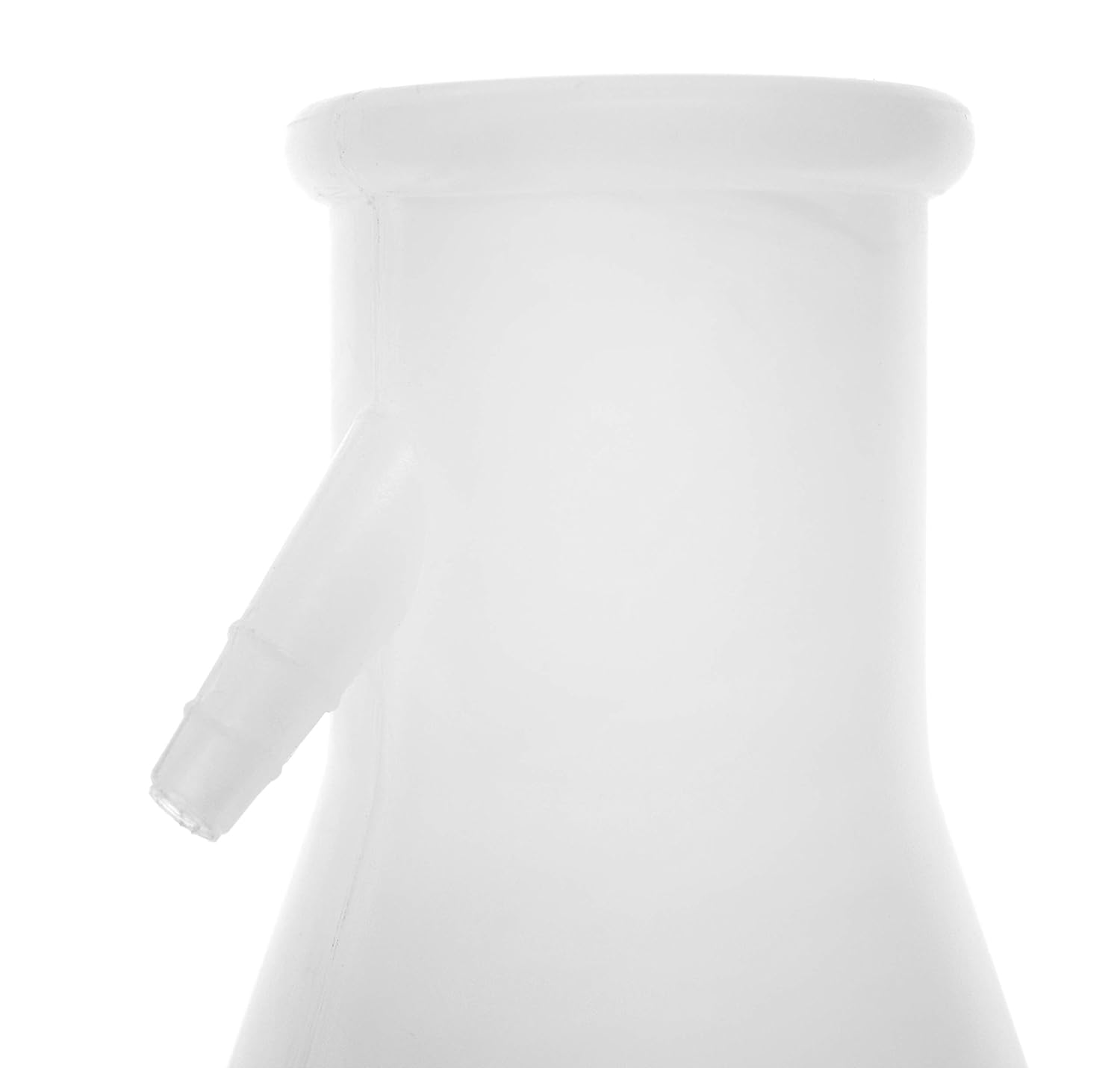 Eisco - 1000mL Polypropylene Buchner Filtering Flask, Angled Side Arm, Conical Shape, Beaded Rim, Chemical Resistant, Autoclavable, Laboratory Vacuum Filtration
