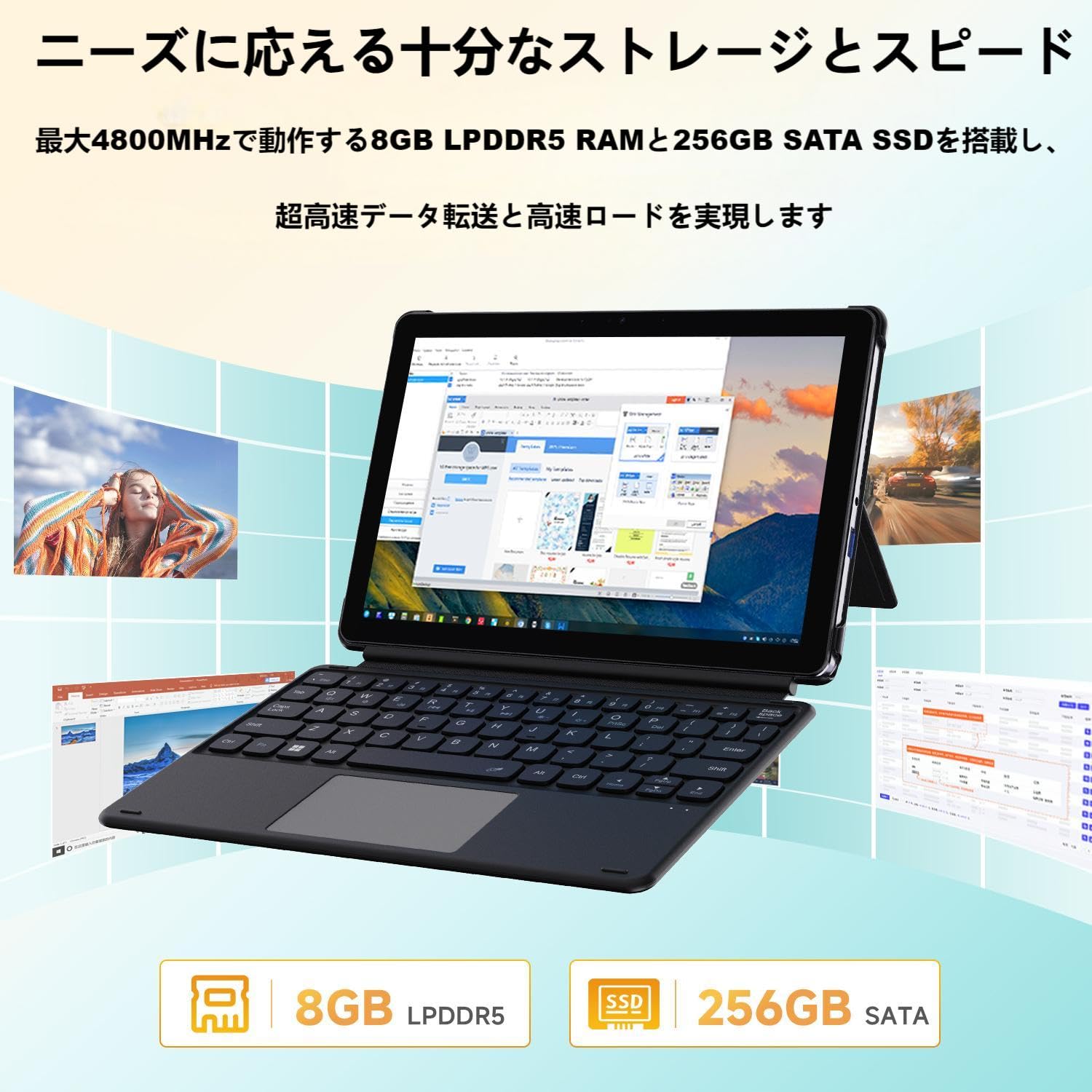 CHUWI Hi10 X2 2in1 タッチスクリーンタブレットサムネイル3