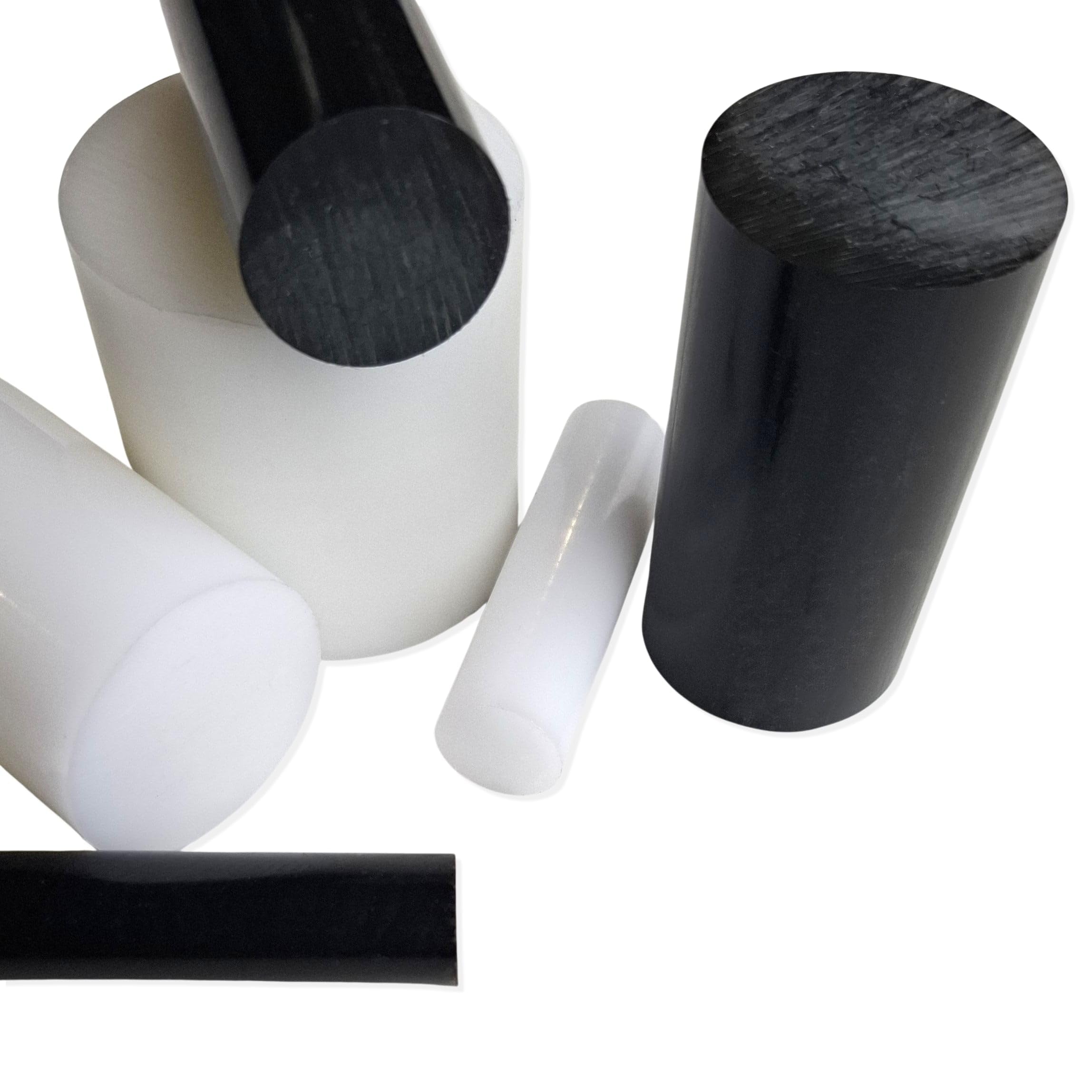 diconfa POM barre ronde noir SUR MESURE - Diamètre : 8 à 120mm - Longueur : 100 à 1000mm - Ø 50mm, 260mm long - Barre ronde en plastique Matériau rond - Industrie Commerce Privé