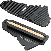 ineo PS5 So utucu, M.2 NVME SSD So utucu, PS5 Dahili PCIe M.2 NVMe Gaming SSD i in, Saf Bak r  eritle Tasarlanm  Magnezyum Al minyum Ala m [M24]