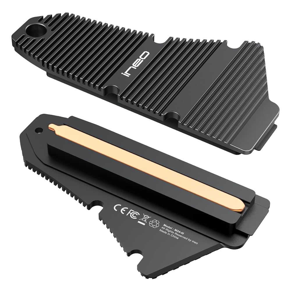 Amazon.co.jp: ineo PS5 防塵ヒートシンク M.2 NVME SSD