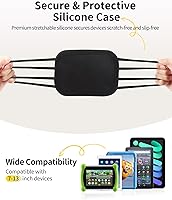 Vista 3 de FANGOR Paquete de 4 Soportes para Tableta para Coche