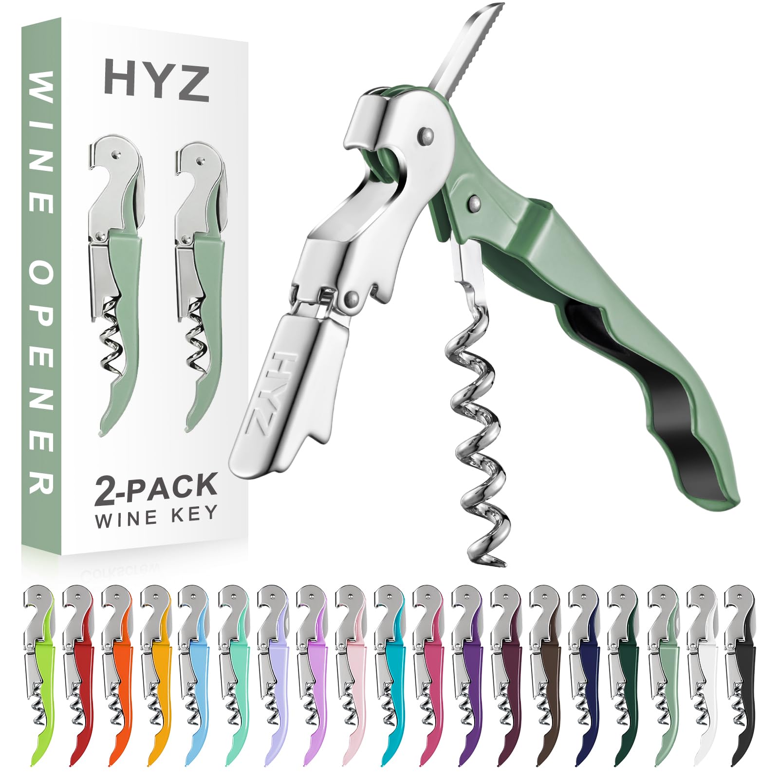 HYZ Wine Opener - Professional Waiter Corkscrew -8